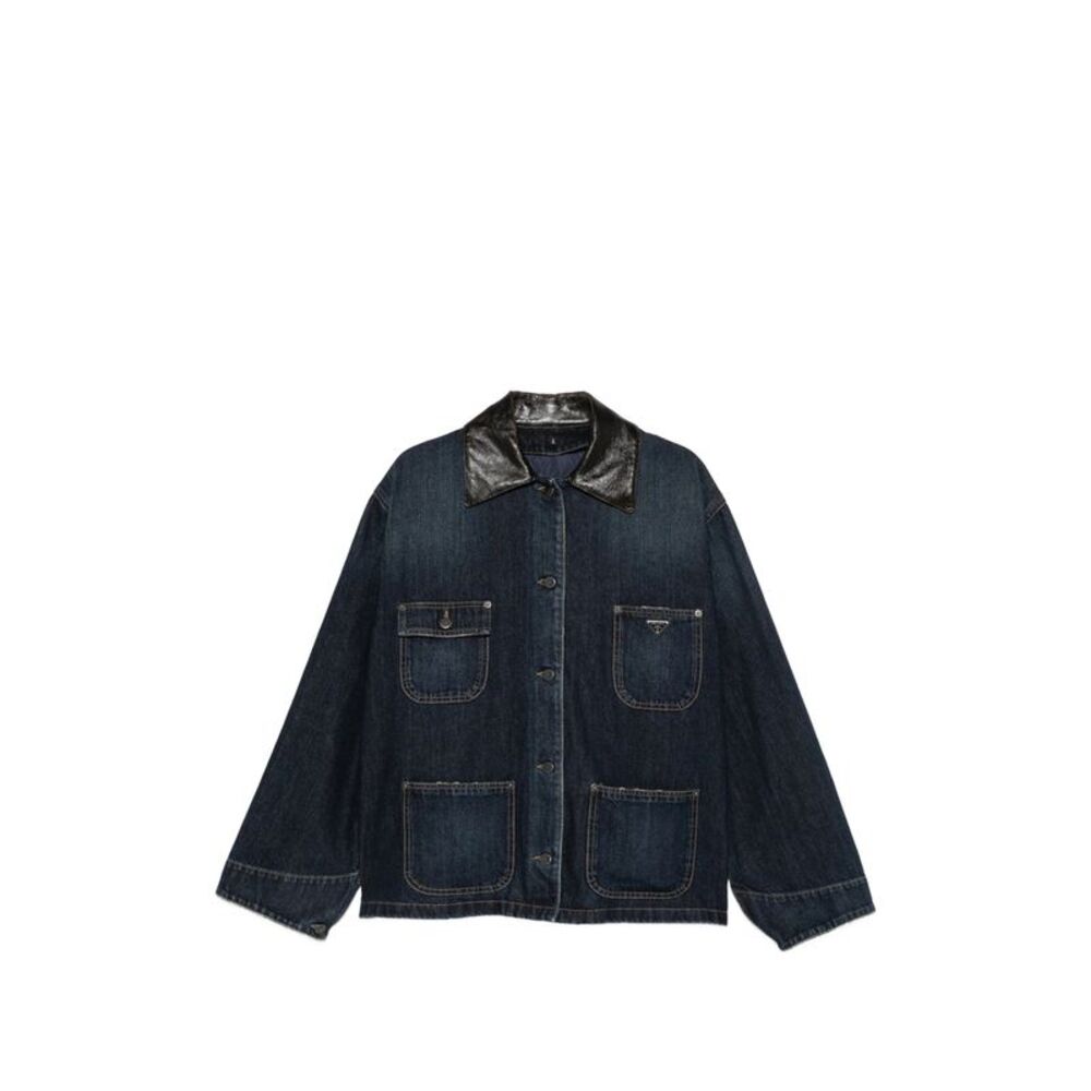 Prada Blue Jackets - Denim Jackets Women